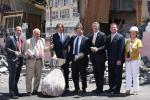 Leg. Rob Calarco (far left) with TRITEC Real Estate Principals and COO and representatives from town, county and state government (center)